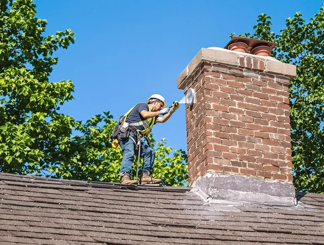 Daytona Beach Chimney Sweep performing an inspection with advanced tools in Daytona Beach, FL