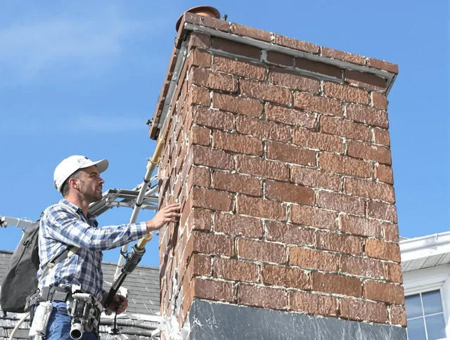 Brickwork for a chimney rebuild by Daytona Beach Chimney Sweep in Daytona Beach, FL