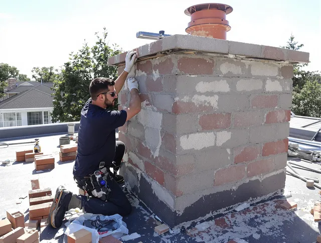 Advanced chimney repair process by Daytona Beach Chimney Sweep in Daytona Beach, FL