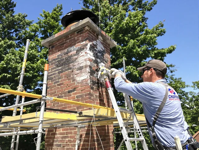 Structural chimney repair by Daytona Beach Chimney Sweep in Daytona Beach, FL