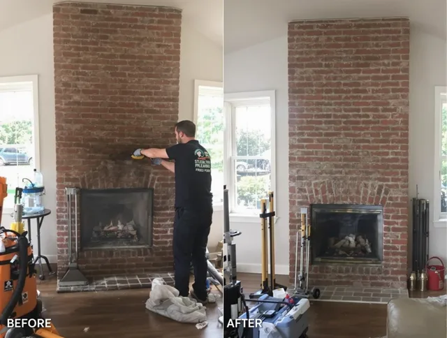 Finished chimney sweeping service by Daytona Beach Chimney Sweep in Daytona Beach, FL